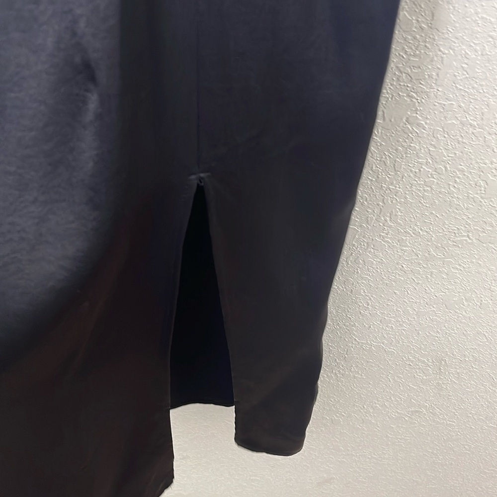 Zara satin midi dress with faux pearl straps - Picture 7 of 9